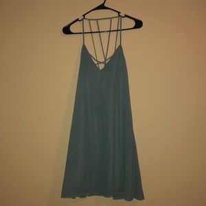 Moss green dress